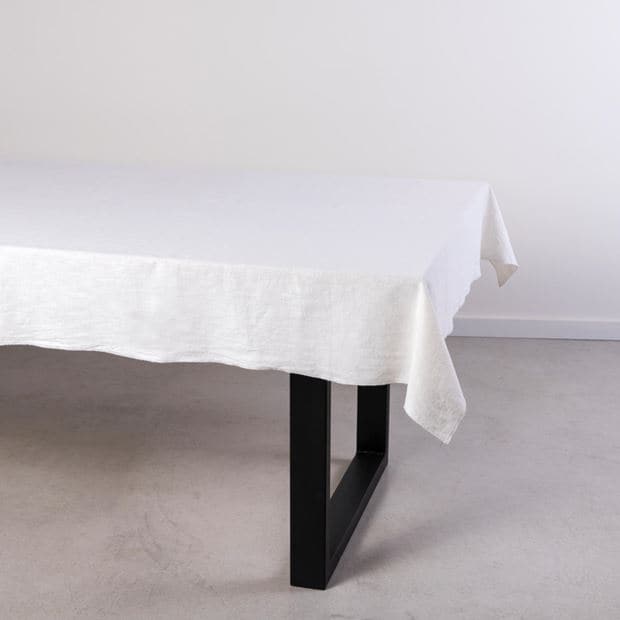 LUXALIN Natural tablecloth W 135 x L 300 cm - best price from Maltashopper.com CS623637