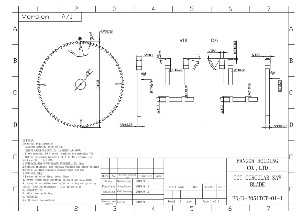 185 MM 48 TEETH CIRCULAR SAW BLADE DEXTER