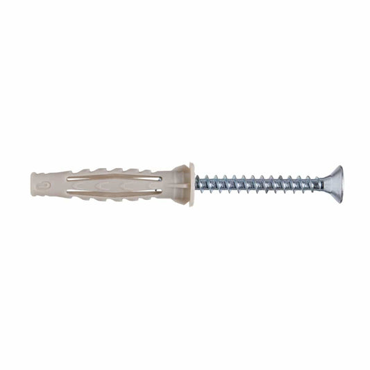 Bricocenter PLUGS WITH 6X40 MULTI-MATERIAL SCREWS