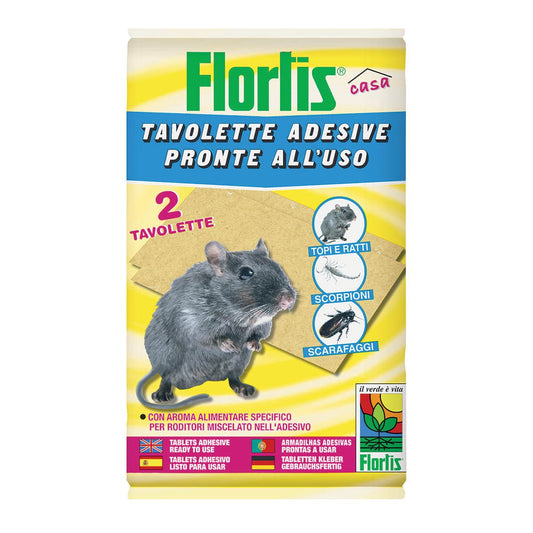 ADHESIVE MOUSE TRAPS 2 PIECES - best price from Maltashopper.com BR510120038