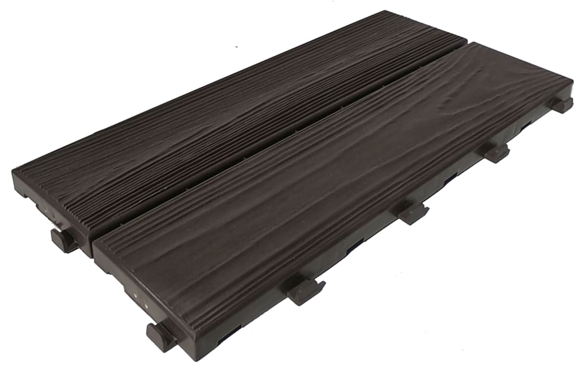 1SQM EASYWOOD TILE COFFEE 39X18X1.7 - best price from Maltashopper.com BR500010591