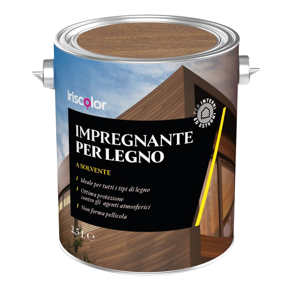 Bricocenter IMPREGNATING SOLVENT INTERIOR-EXTERIOR CHESTNUT LT.2,5