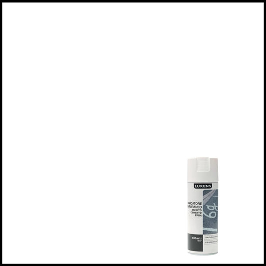 Bricocenter SPRAY TEMPORAL MARKER WHITE ML400 LUXENS