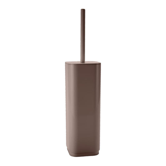 TOILET BRUSH HOLDER DOVE GREY PLASTIC - SQUARE - best price from Maltashopper.com BR430000189