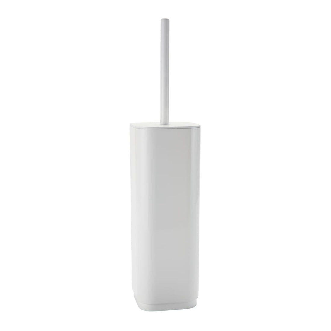 TOILET BRUSH HOLDER WHITE PLASTIC - SQUARE - best price from Maltashopper.com BR430000193