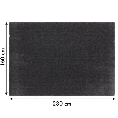 DARK GREY SHAGGY TONY CARPET 160X230 CM POLYESTER - Premium Furniture Carpets from Bricocenter - Just €208.99! Shop now at Maltashopper.com