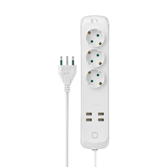 MULTIPLE MOBILE SOCKET 2P+E 16 A 250w white - best price from Maltashopper.com BR420006799