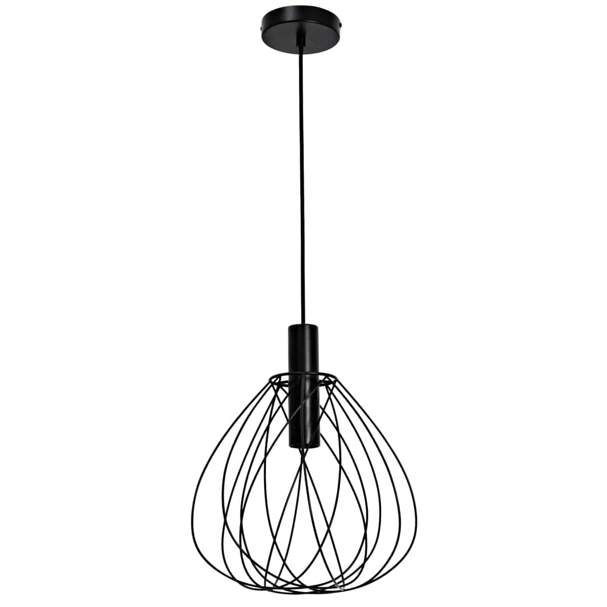 Bricocenter MERONE BLACK METAL CHANDELIER D32 E27=60W