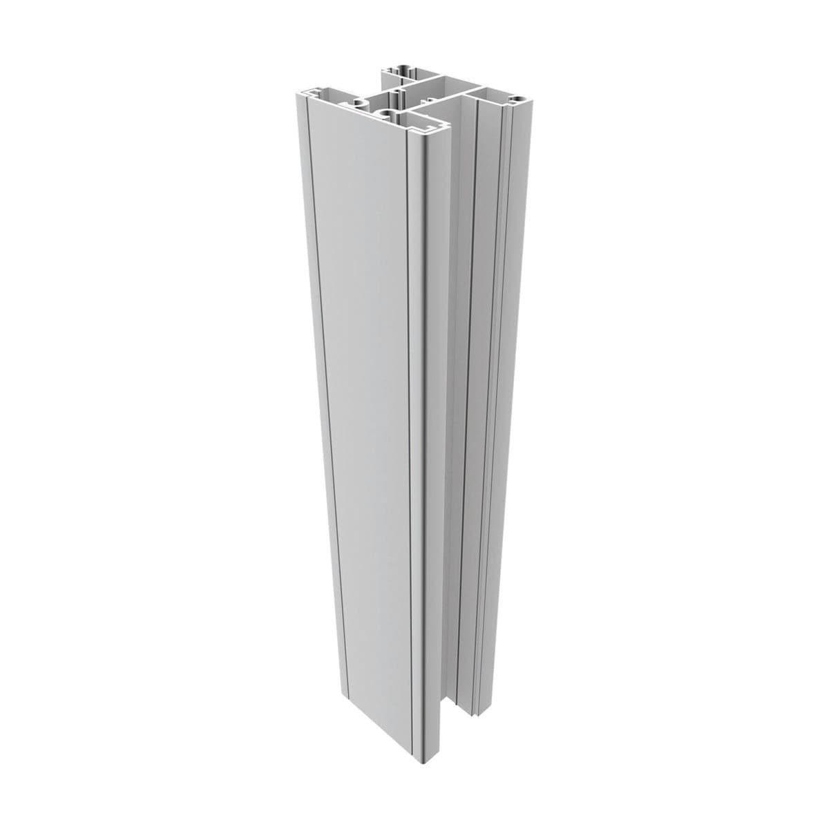 FENCE PILLAR WHITE 9010 60X60XH1280 MM - best price from Maltashopper.com BR510009499