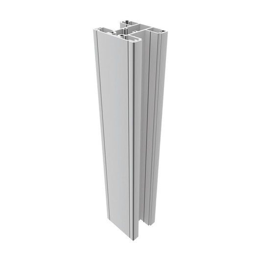 FENCE PILLAR WHITE 9010 60X60XH1280 MM - best price from Maltashopper.com BR510009499