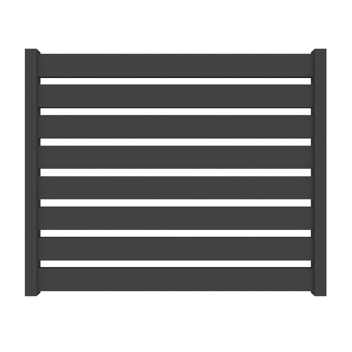 Bricocenter SET OF 4 SLATS MAIA 120 OPEN GREY 7016 20X120X1480 MM