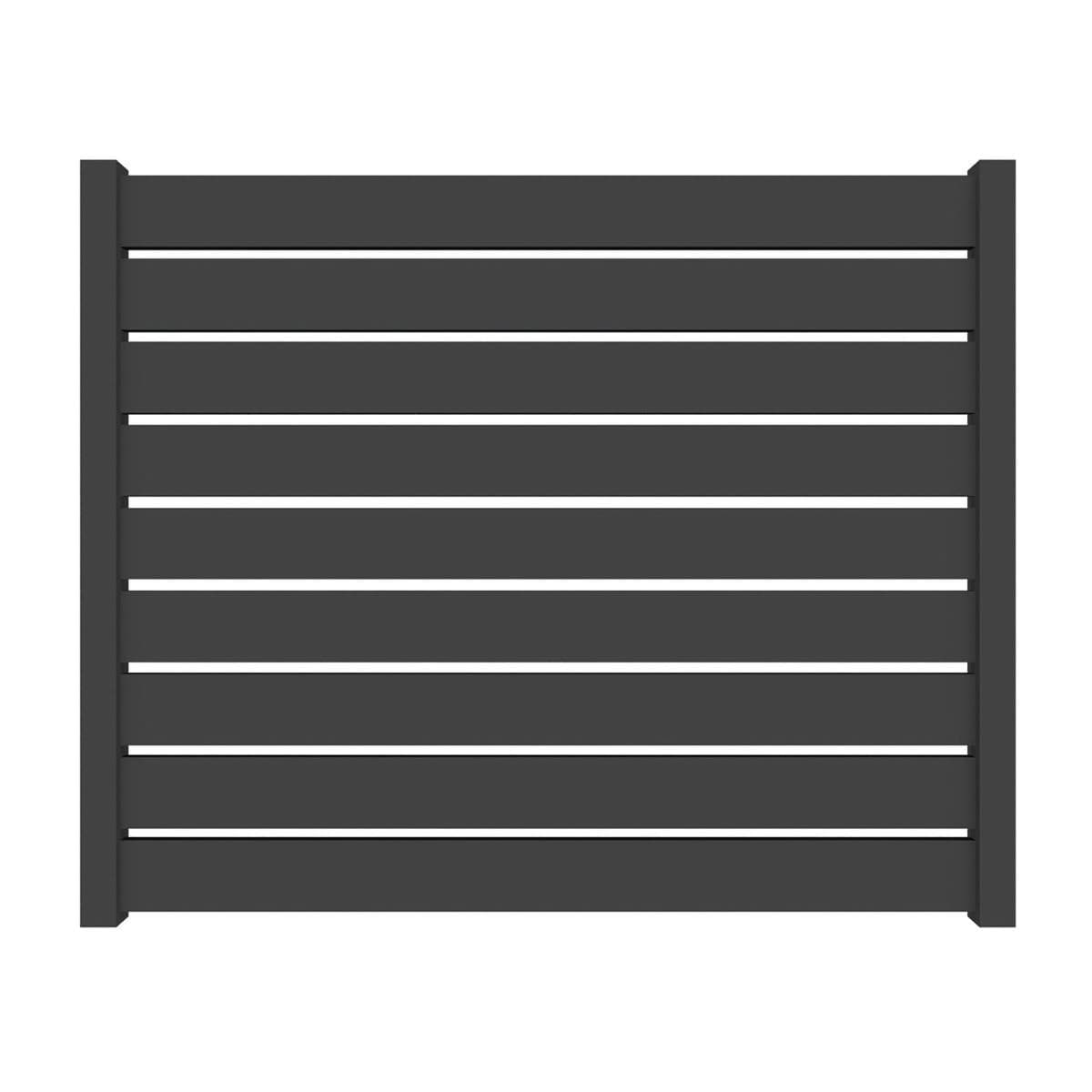 Bricocenter SET OF 4 SLATS MAIA 120 OPEN GREY 7016 20X120X1480 MM