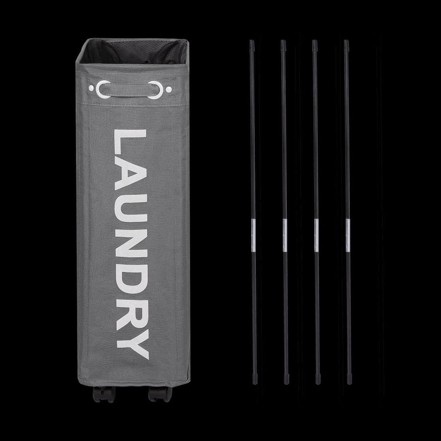 ROLLER SLIM LINEN RACK WITH WHEELS GREY FABRIC W 39 D 18,5 H 60 CM - Premium Laundry Rack from Bricocenter - Just €31.99! Shop now at Maltashopper.com