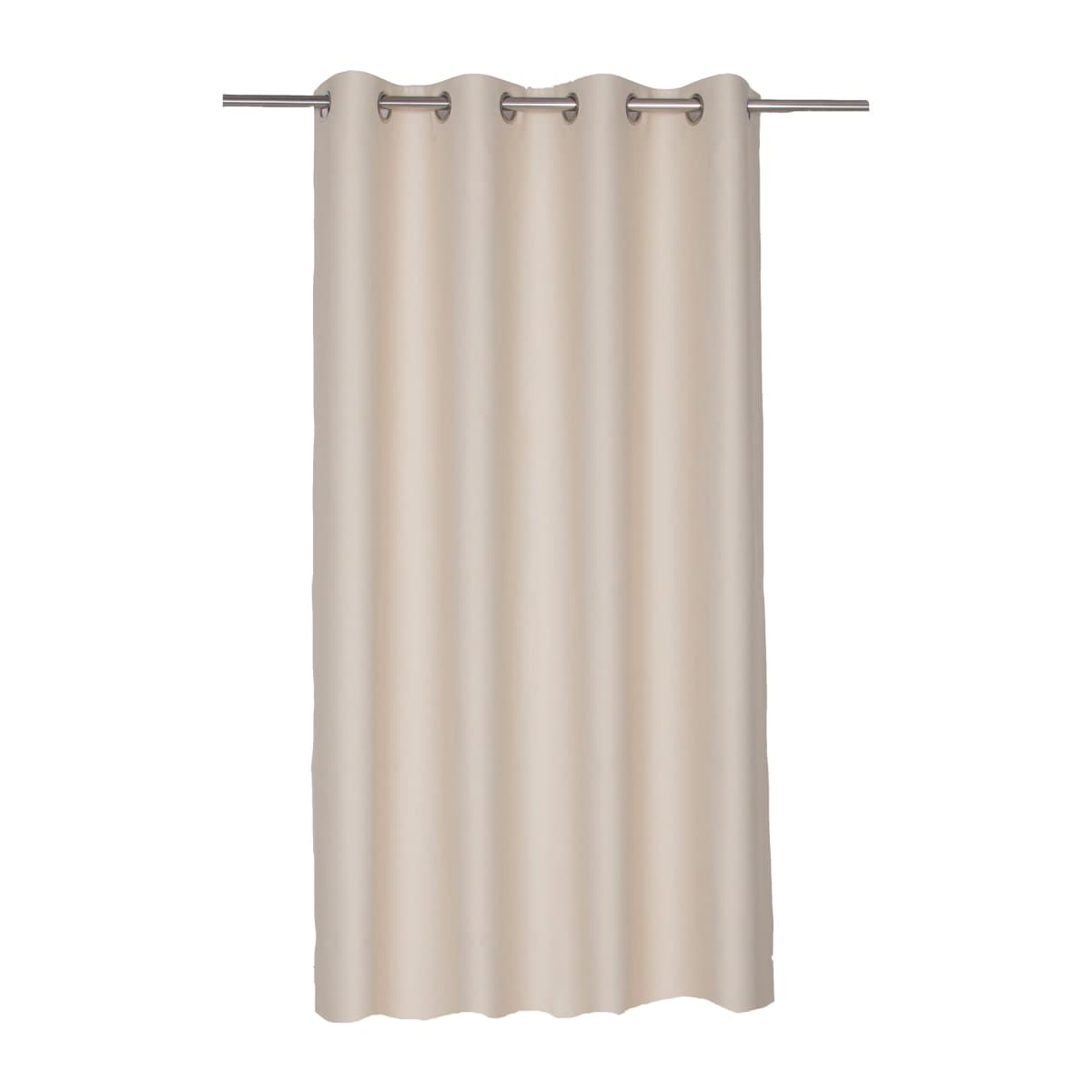 CURTAIN ALYCIA BLACKOUT ECRU 140X280 CM WITH EYELETS - best price from Maltashopper.com BR480251655