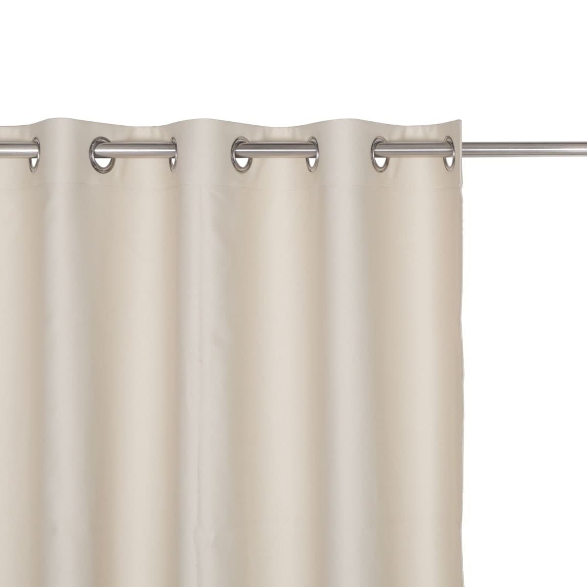 Bricocenter CURTAIN ALYCIA BLACKOUT ECRU 140X280 CM WITH EYELETS