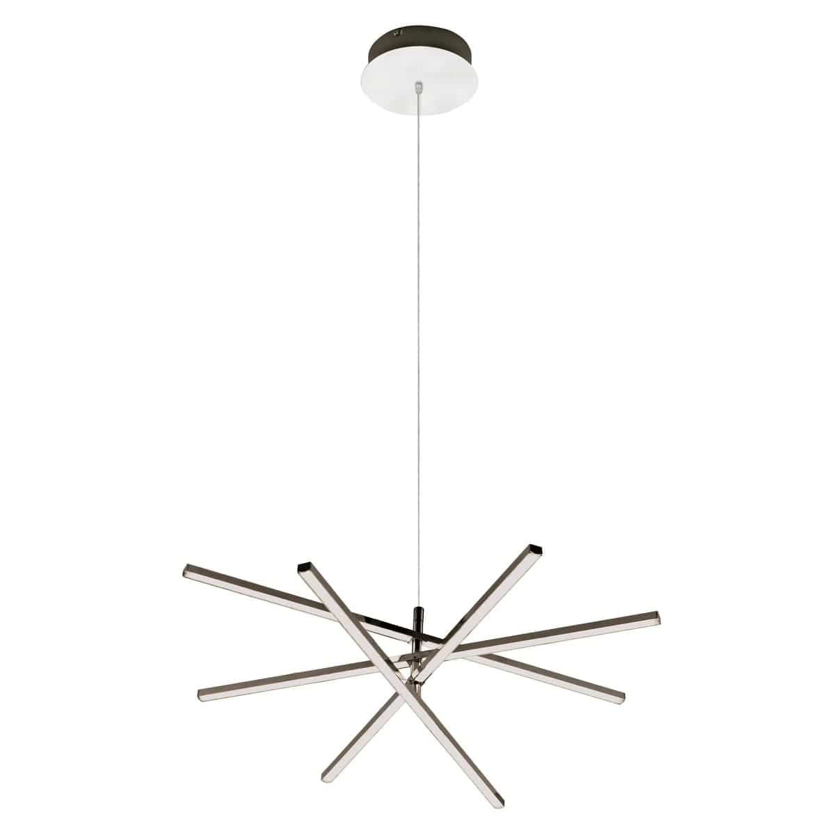 Bricocenter CHANDELIER CONCORD CHROME D60 LED 4X6W NATURAL LIGHT