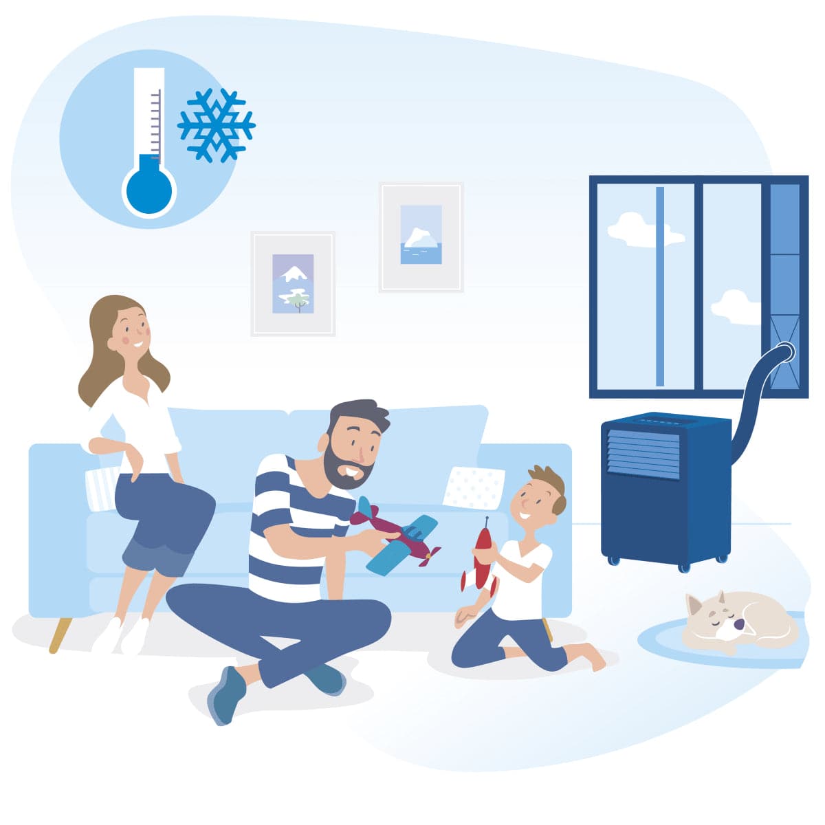 Bricocenter EQUATION PORTABLE AIR CONDITIONER 9000 BTU