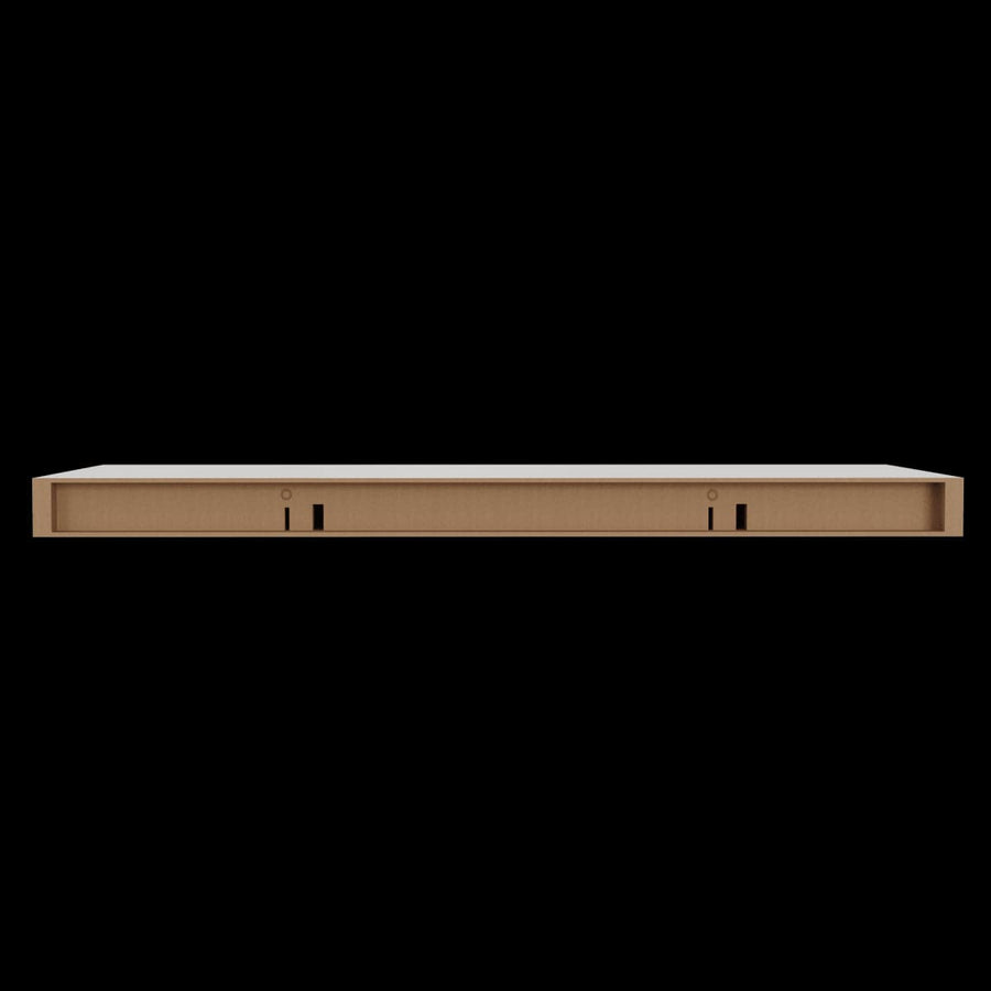 TAMBURED TABLE W60xD23xH3.8CM WHITE COLOUR - best price from Maltashopper.com BR440600249
