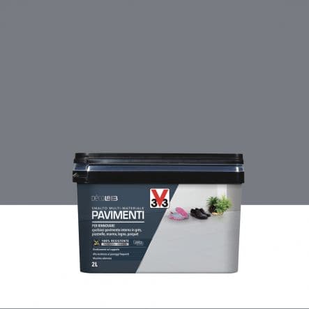 INDUSTRIAL GREY SATIN-FINISH INTERIOR FLOOR ENAMEL 2 L - best price from Maltashopper.com BR470002823