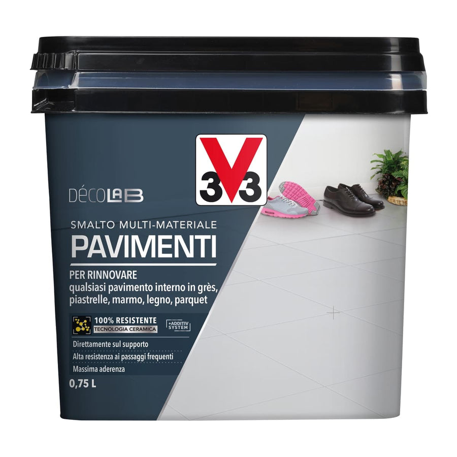 Bricocenter INTERIOR FLOOR ENAMEL SMOKED GREY 750 ML