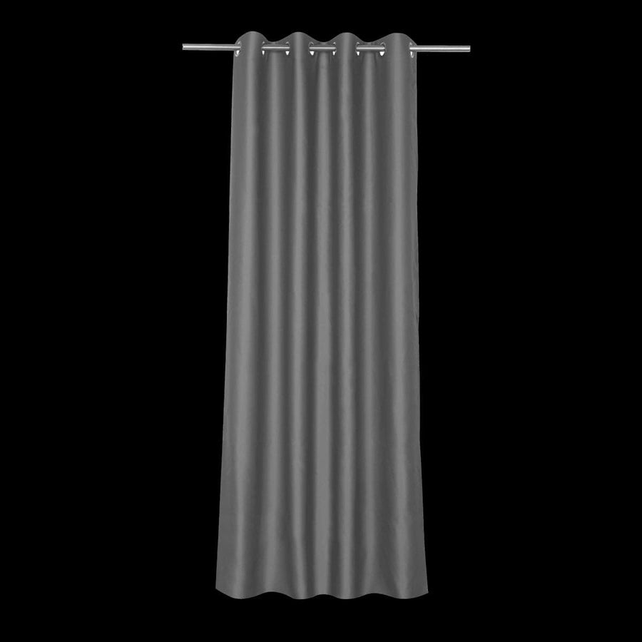 Bricocenter CURTAIN ALYCIA BLACKOUT MOON GREY 140X280 CM WITH EYELETS
