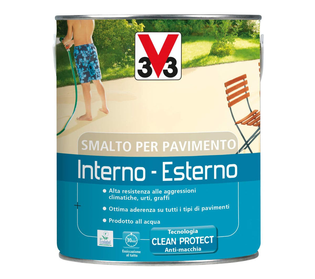Interior/Exterior Floor Paint Acquagrigio 2.5L - best price from Maltashopper.com BR470004493