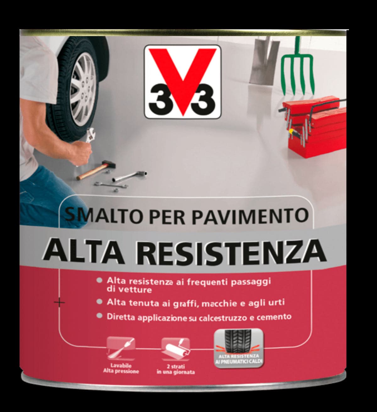 GARAGE FLOOR ENAMEL TERRACOTTA 500 ML - best price from Maltashopper.com BR470305104