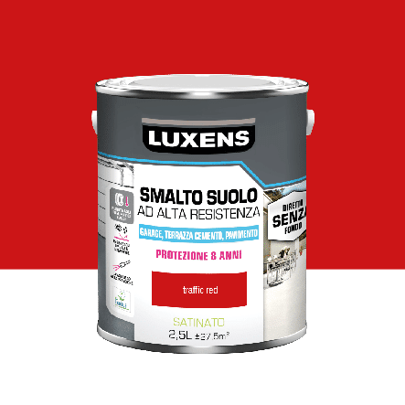 Bricocenter GARAGE FLOOR ENAMEL 2.5 L RED LUXENS