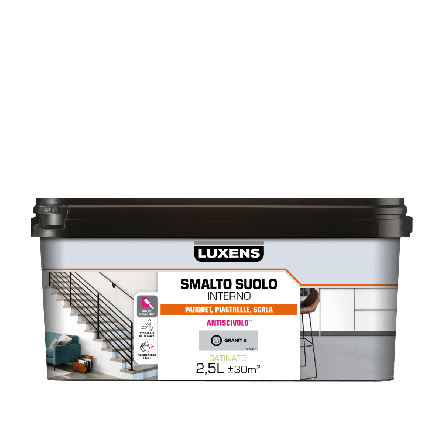 Bricocenter LUXENS GRANITE SATIN INTERIOR FLOOR ENAMEL 5 L 2.5