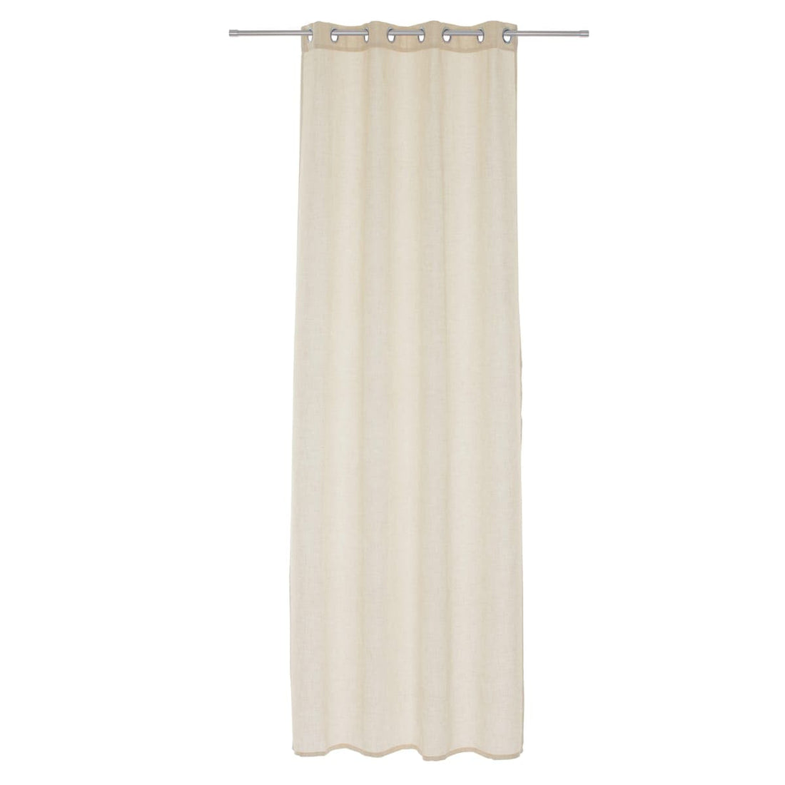 CHARLY ECRU OPAQUE CURTAIN 140X280 WITH EYELETS - best price from Maltashopper.com BR480001631