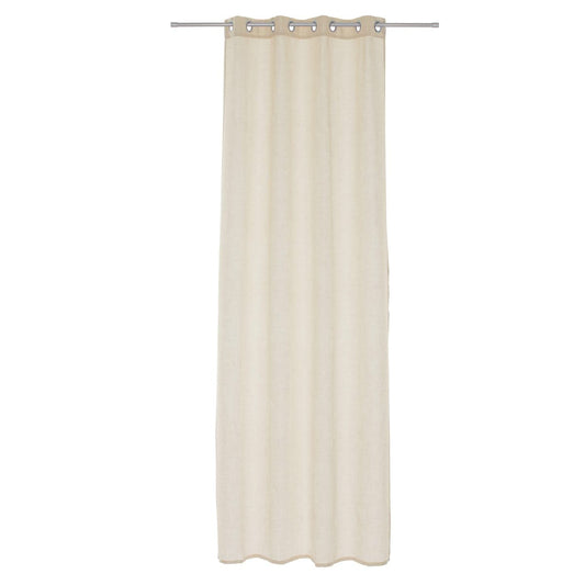 CHARLY ECRU OPAQUE CURTAIN 140X280 WITH EYELETS - best price from Maltashopper.com BR480001631