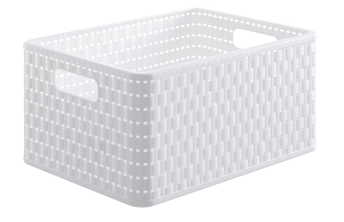 COUNTRY BASKET A4 36.8X27.8X19.1 CM WHITE