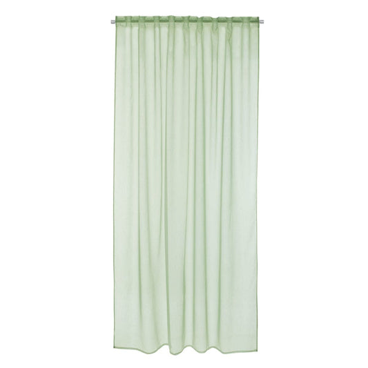 Bricocenter SOFTY GREEN FILTER CURTAIN 200X280 CM WITH HIDDEN LOOP AND WEBBING