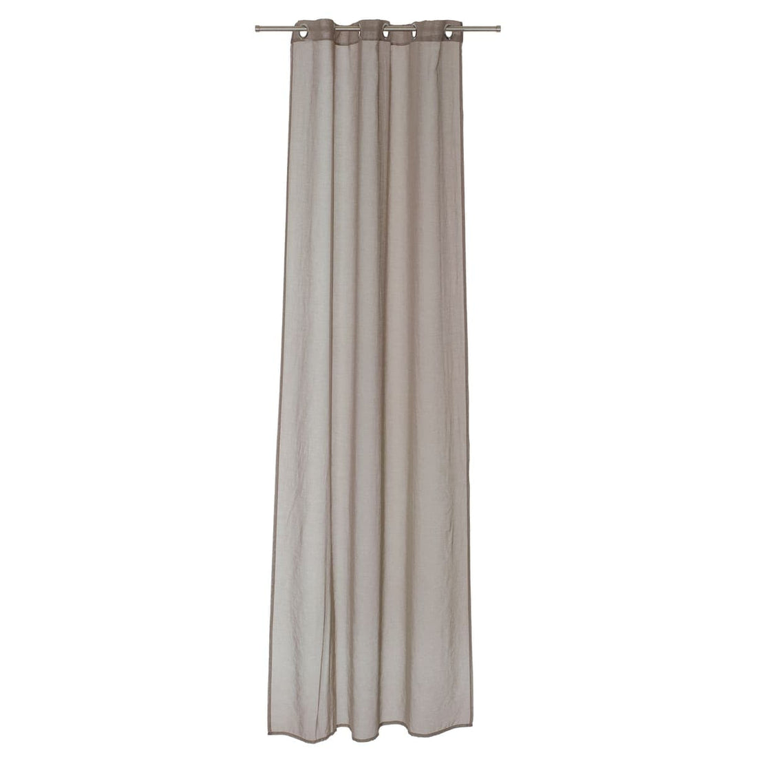 SHALI DOVE GREY FILTER CURTAIN 140X280 CM WITH EYELETS - best price from Maltashopper.com BR480007453