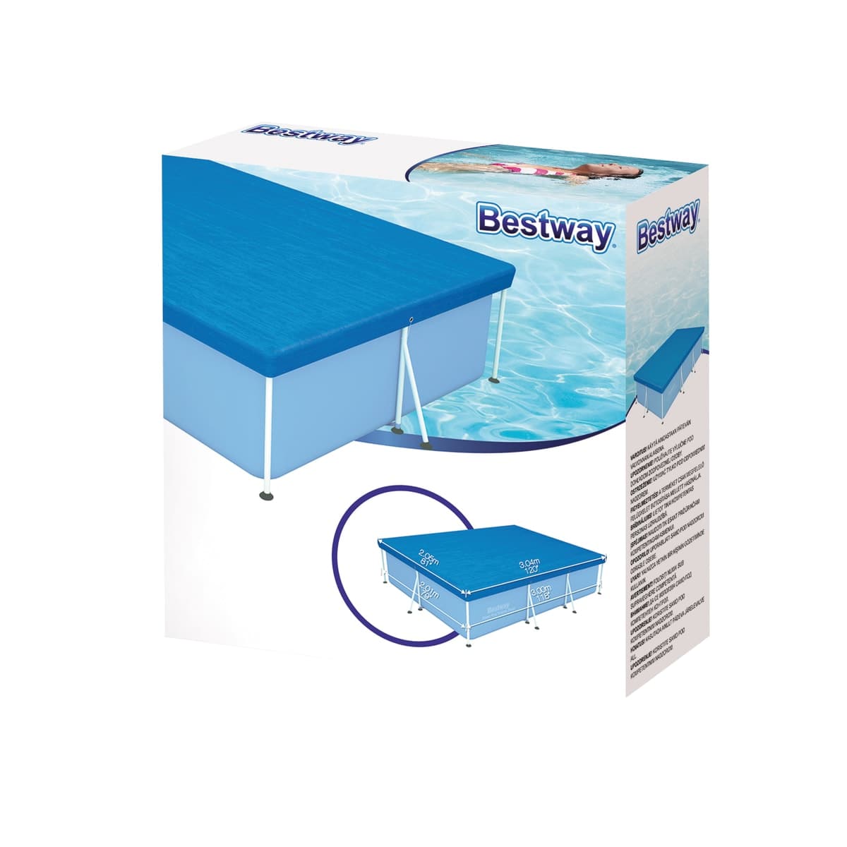 RECTANGULAR POOL COVER 300x201 - best price from Maltashopper.com BR500731187