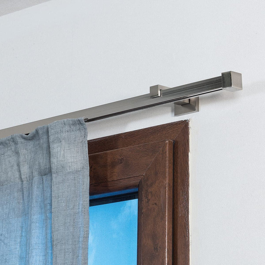 Bricocenter BRUSHED NICKEL SQUARE STAND 8 CM