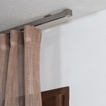 Bricocenter BRUSHED NICKEL SQUARE RAIL KIT 160 CM WAVE EFFECT