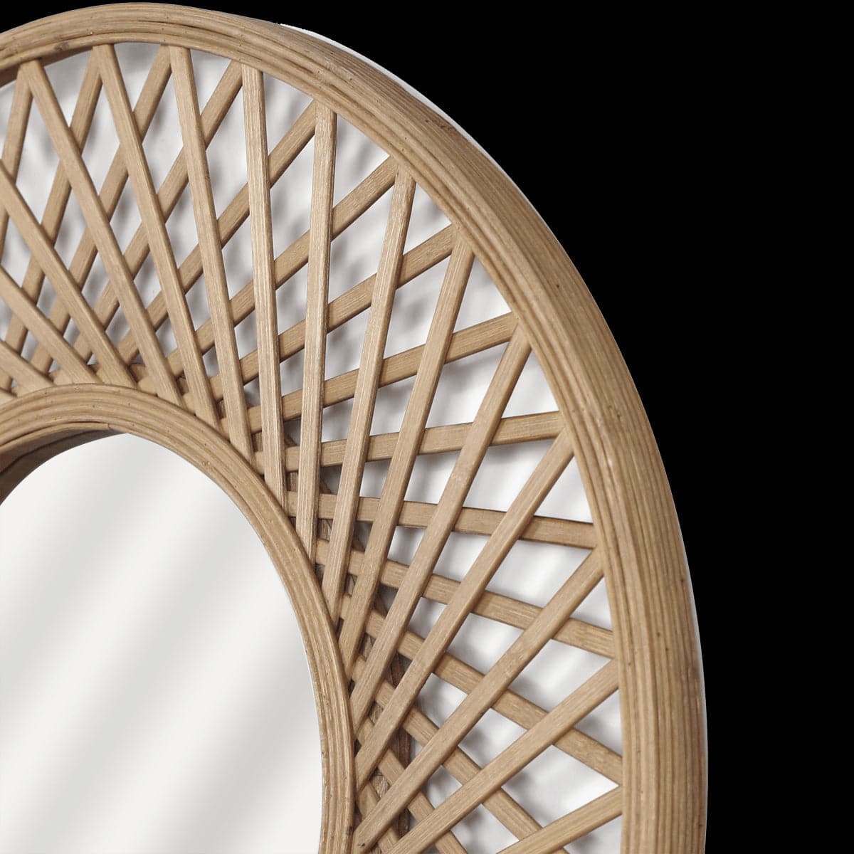 Bricocenter ROSACE BAMBOO MIRROR D60 CM