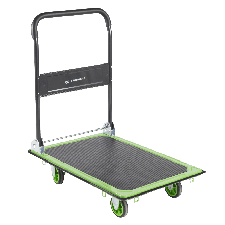 Bricocenter TROLLEY WITH STEEL PLATFORM STANDERS CAPACITY 300 KG FOLDABLE