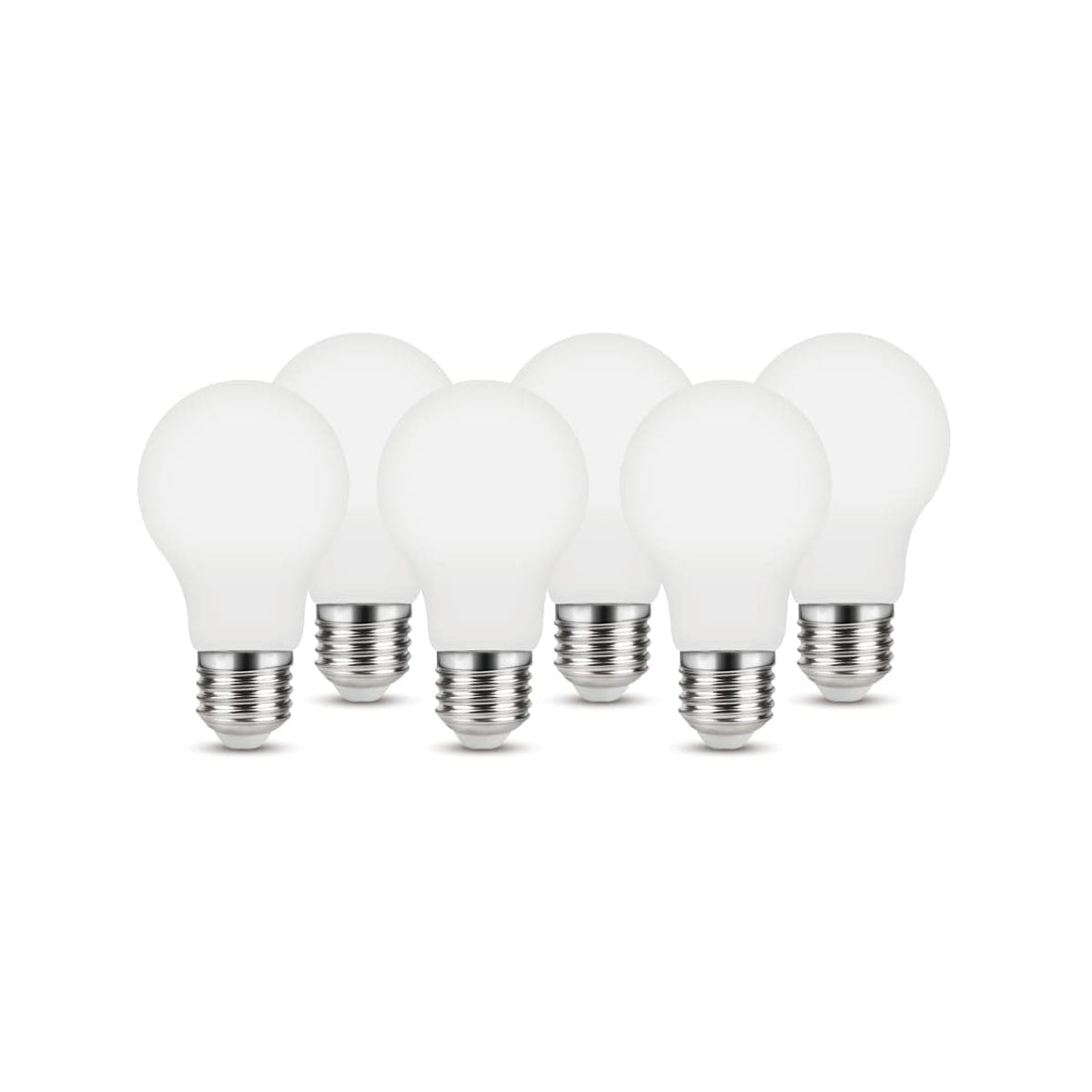 6 LED BULBS 100W FROSTED SPHERE NATURAL LIGHT