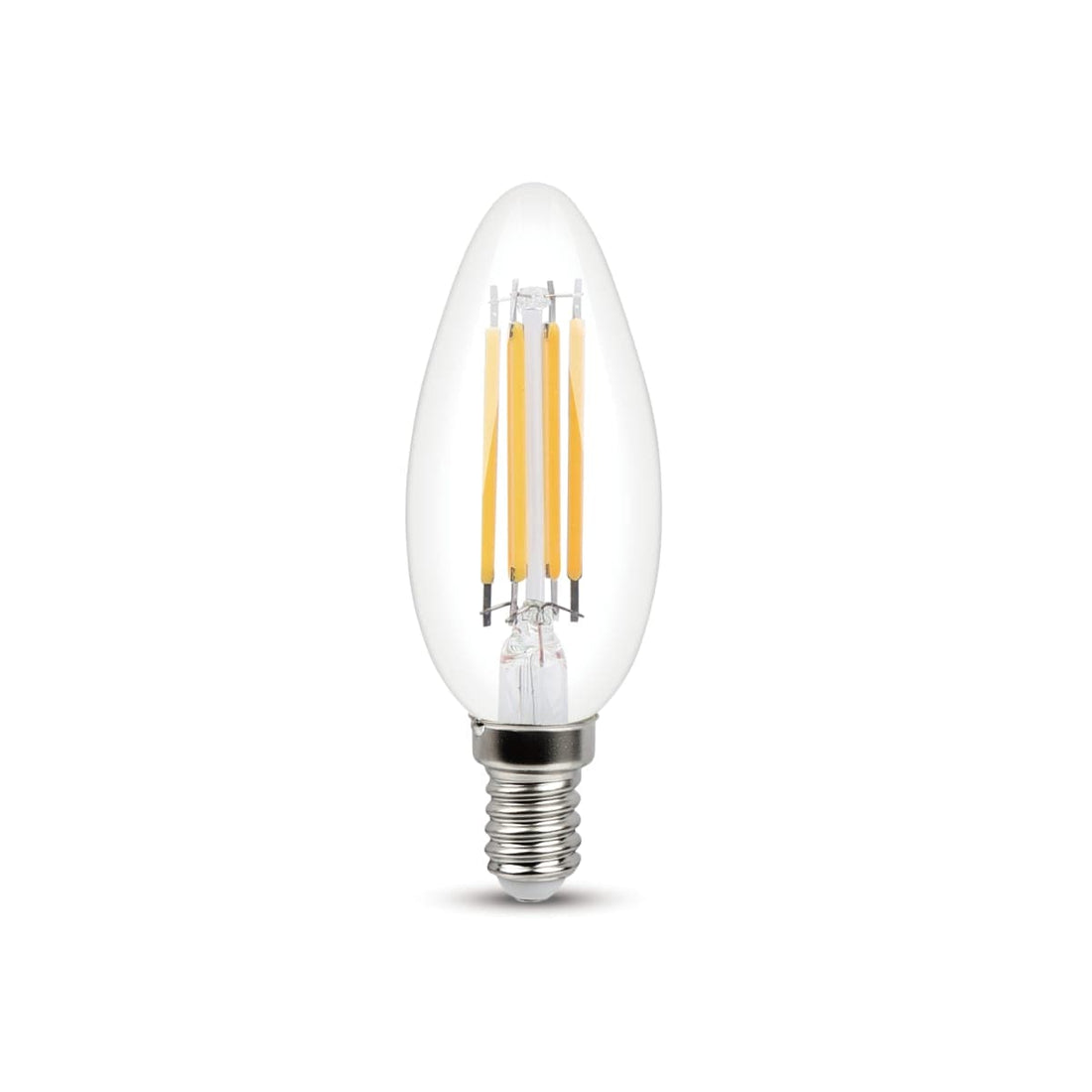 LED BULB E14=60W CANDLE CLEAR WARM LIGHT - best price from Maltashopper.com BR420007873