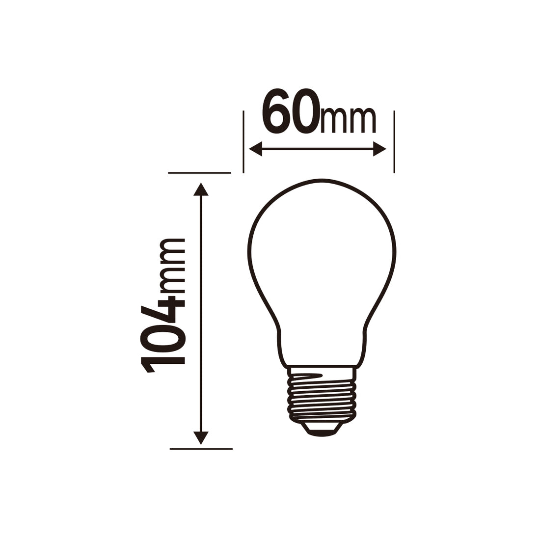 LED BULB E27=60W FROSTED DROP NATURAL LIGHT - best price from Maltashopper.com BR420007801