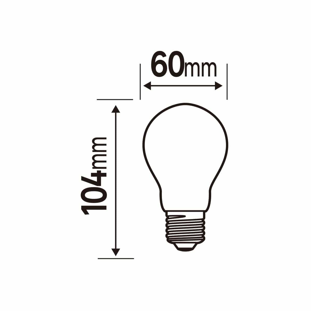 3 LED BULBS E27=100W FROSTED DROP NATURAL LIGHT - best price from Maltashopper.com BR420007811