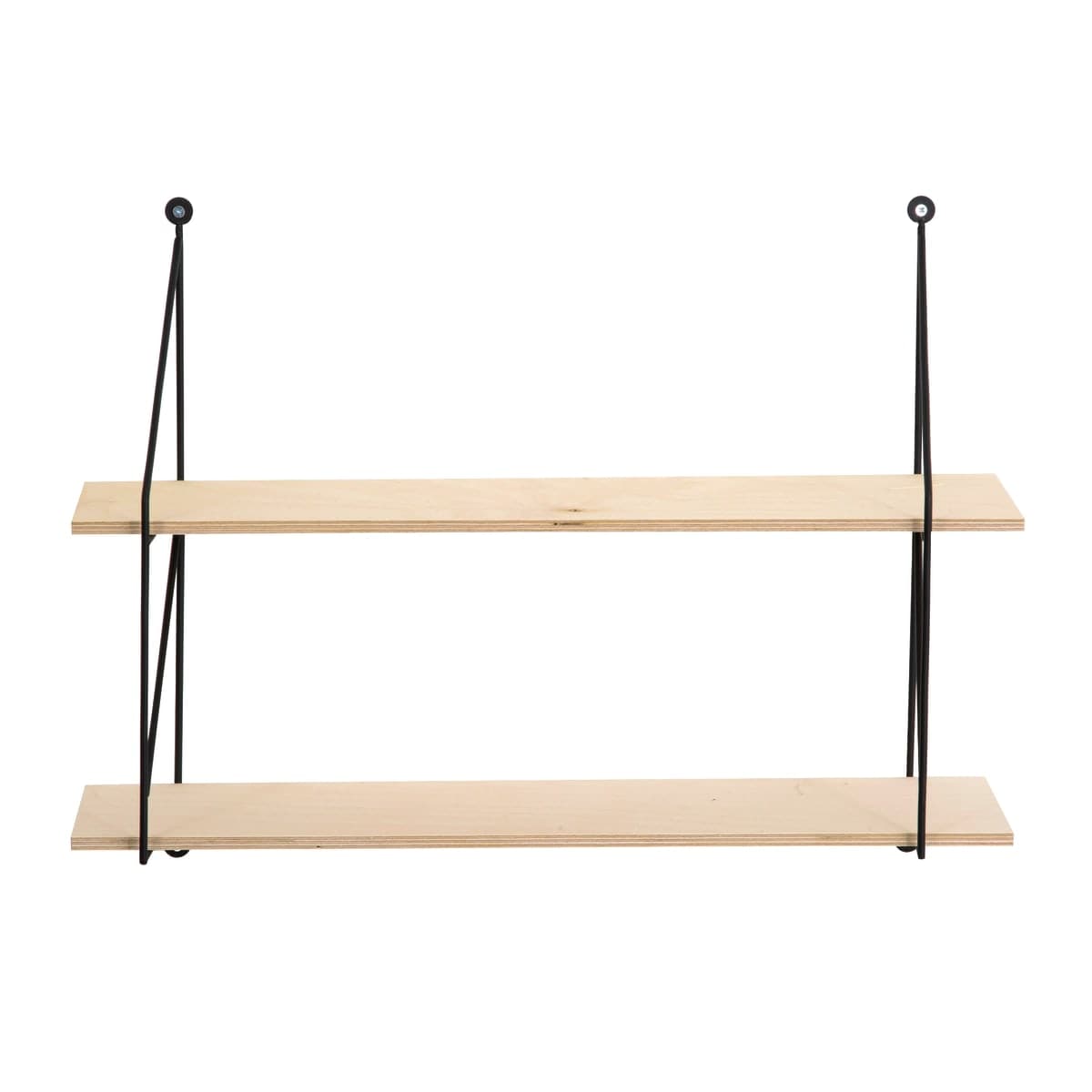 SET OF 2 SHELVES WITH BRACKET FRIDA 60X16XH44,5 - best price from Maltashopper.com BR440002568