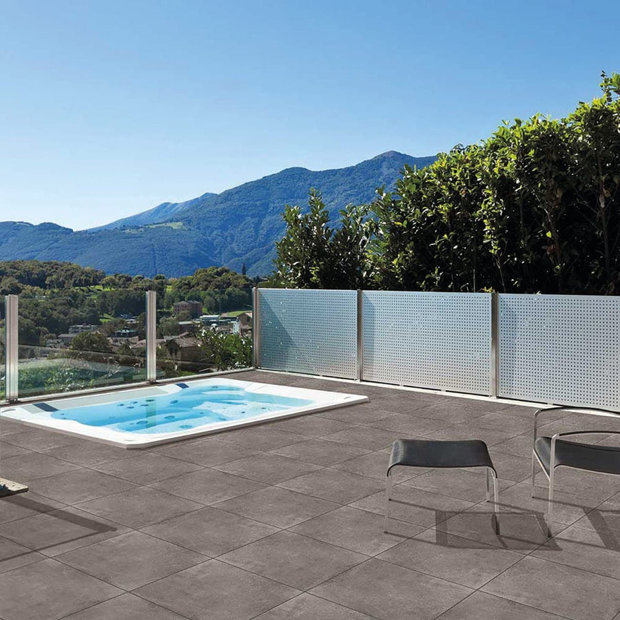 Bricocenter CEMENT TILES BLACK 60X60X2cm ON ORDER
