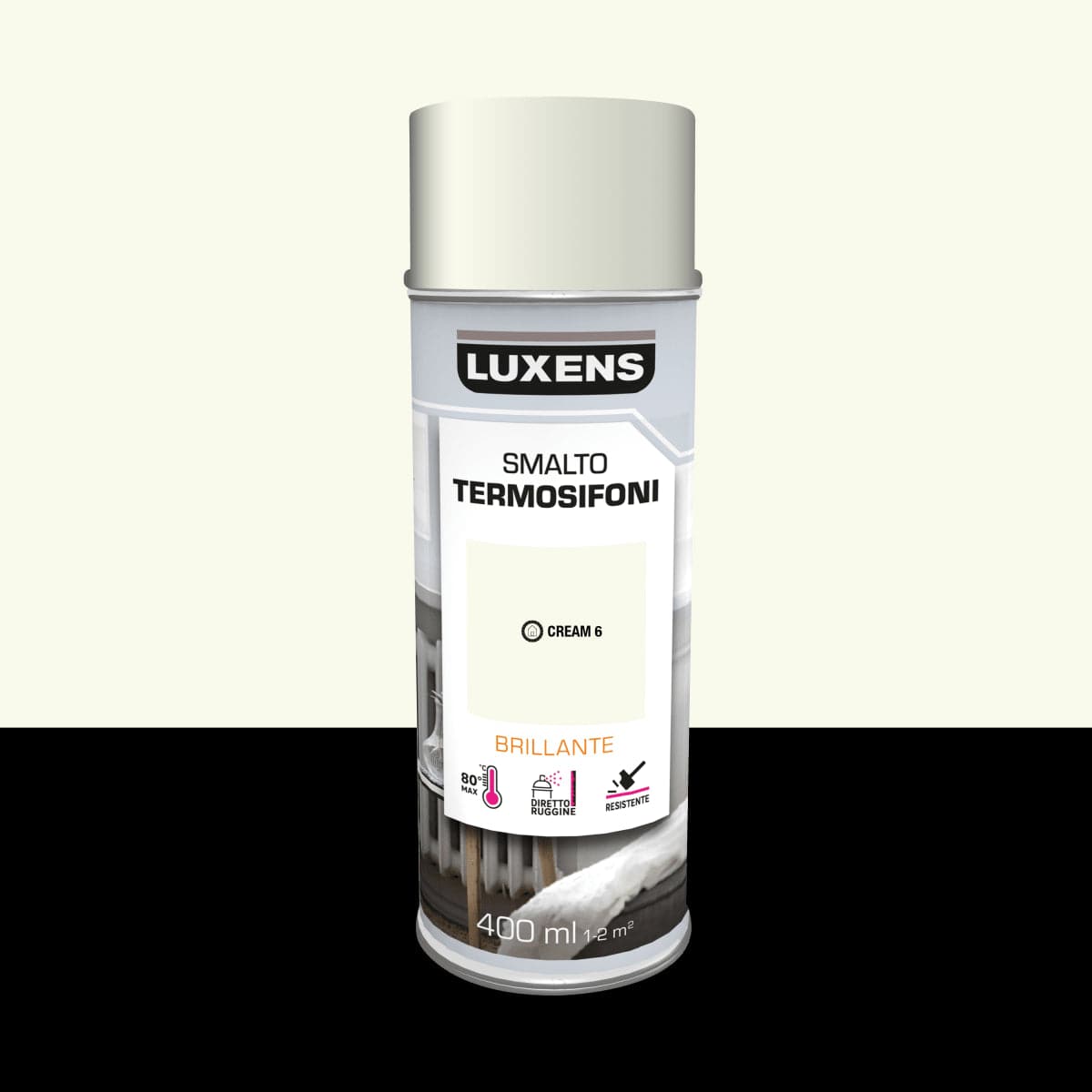 RADIATOR SPRAY BRILLIANT IVORY 400ML LUXENS - best price from Maltashopper.com BR470004713