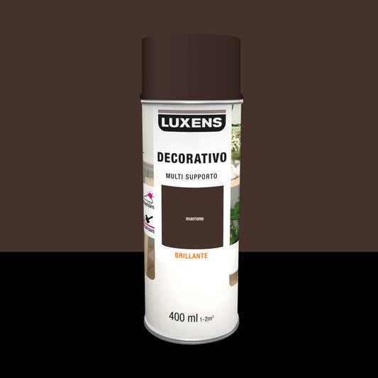 SPRAY BRIGHT BROWN SOLVENT 400 ML LUXENS - best price from Maltashopper.com BR470004668