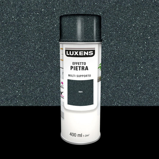 STONE EFFECT SPRAY BLACK 400 ML LUXENS - best price from Maltashopper.com BR470004674