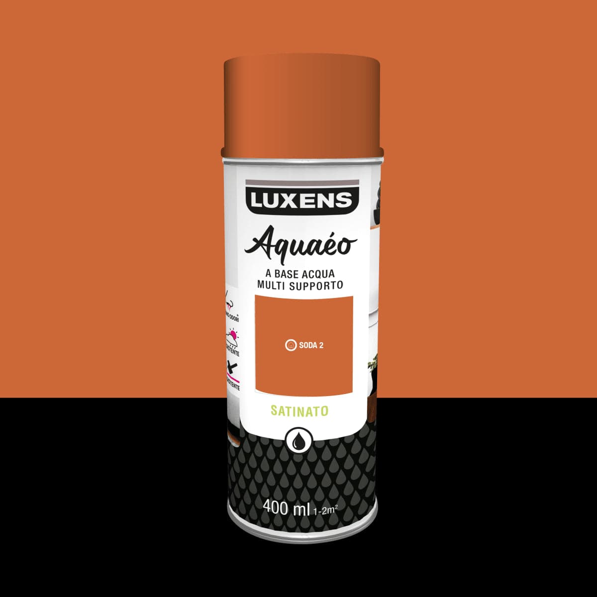 SODA SPRAY 2 SATIN WATER LUXENS 400 ML - best price from Maltashopper.com BR470004639