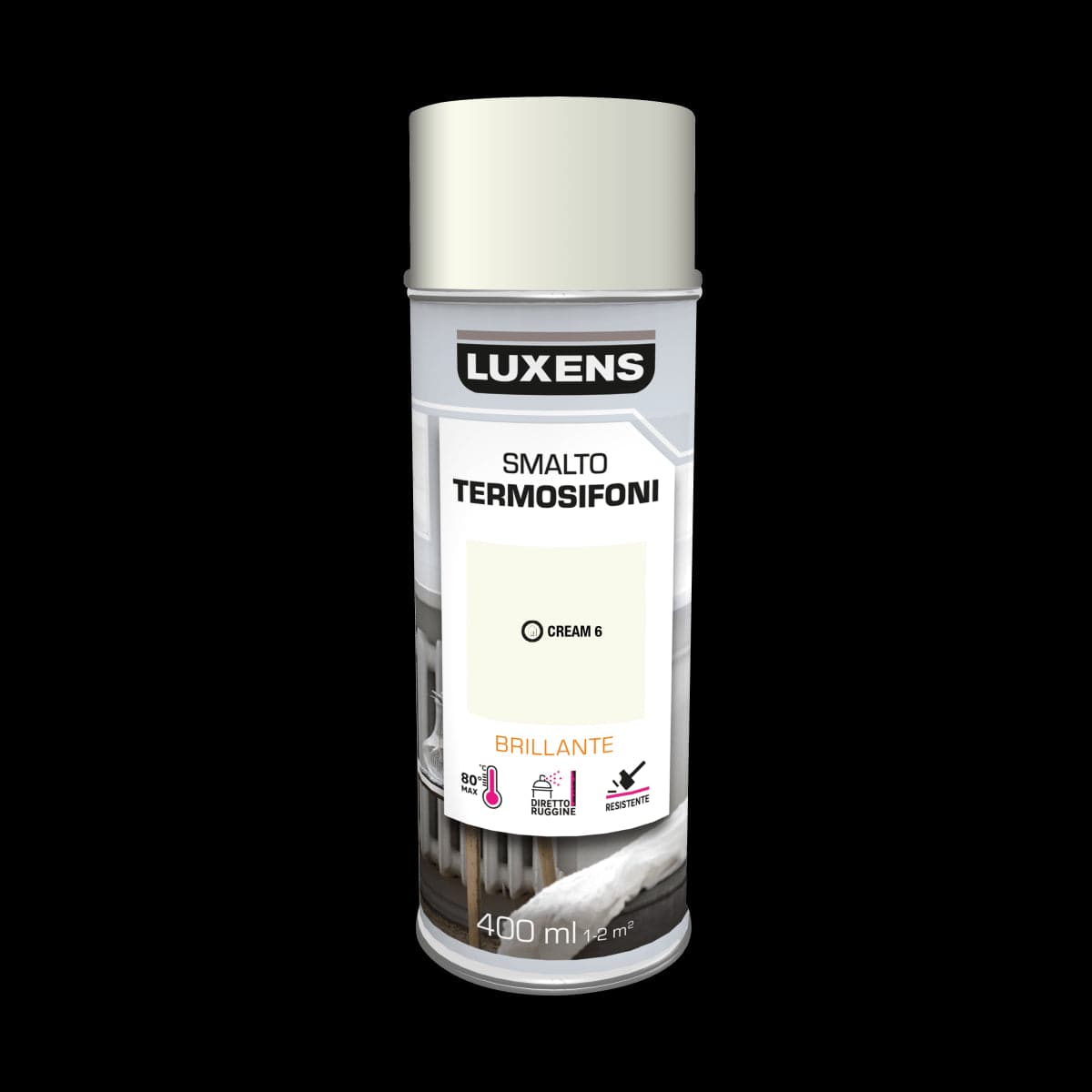 Bricocenter RADIATOR SPRAY BRILLIANT IVORY 400ML LUXENS